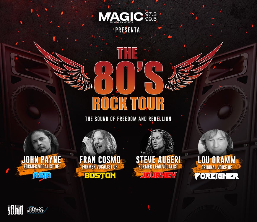 THE 80'S ROCK TOUR